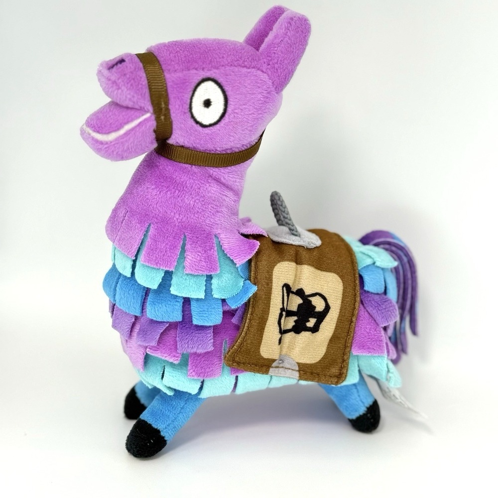 Fortnite Llama Plush Toy Purple Loot‎ Pinata 2018 Epic Games Jazwares 8 Inch